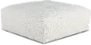 Preston Pearl White Modular Ottoman
