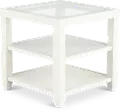 Cordero White End Table