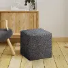 Grady Gray Square Ottoman