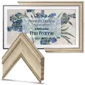 FRM-SF-D5181-43-2021 Frame My TV 43 Samsung The Frame Deco Premiere - Antique White