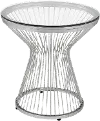 Lavinia Chrome End Table