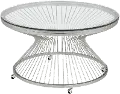 Lavinia Chrome Coffee Table