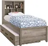 River Creek Natural Birch Twin Bed with Trundle