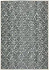 BB3DN5X8 Bali 5 x 8 Lattice Denim Blue Outdoor Patio Rug