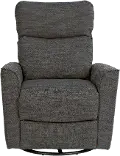 Soho Dark Gray Comfort Swivel Glider
