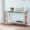 CM0063 Brexlyn Faux Stone Console Table