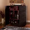 HZ1047 Marc Black Bar Cabinet