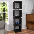 HZ1114643 Portgren Modern 4-Tier Bookshelf