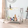 HZ2040 Maxton Silver Bar Cart