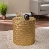 OC1097506 Doylin Brass Round Accent Table