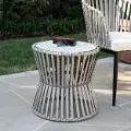 OD1086106 Melilani Round Wicker Outdoor Side Table