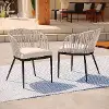 OD1086108 Melilani Outdoor Wicker Chairs with Cushions – Set of 2