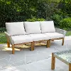 OD1089310 Brendina Outdoor Sofa with White Cushions