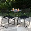 OD1089508 Holly & Martin Padko Outdoor Black Rope Chairs, Set of 2