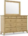 Monticello Natural Hickory Dresser