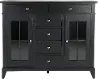 Macon Black Server Buffet