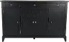 Macon Black Credenza