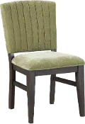 Macy Green Upholstered Side Chair