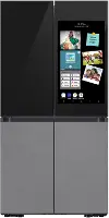 RF23CB9900QK Samsung Bespoke 23 Cu Ft 4-Door Flex French Door Refrigerator with Family Hub™+ - Counter Depth Charcoal Glass / Stainless Steel