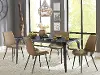 Nicoya Black Stone 5 Piece Dining Set