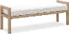 Dorsey Light Brown Bed Bench