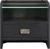 Kendell Black Nightstand
