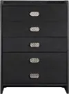 Kendell Black Chest of Drawers