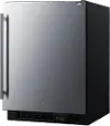 Summit 24 Wide Built-In Compact Freezer - Stainless Steel