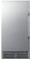 Summit Built-In Outdoor 50 lb. Clear Icemaker - Stainless Steel