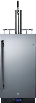 Summit 15 Inch Built-In Kegerator - Stainless Steel