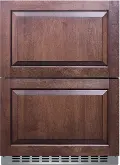 Summit 24 Wide 2-Drawer Refrigerator-Freezer