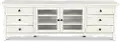 Marlo Marble White 82 TV Stand