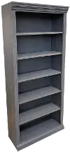 Jackson Gray Wash 72 Inch Bookcase