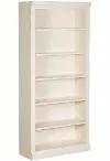 Jackson White Wash 72 Inch Bookcase