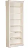 Jackson White Wash 84 Inch Bookcase