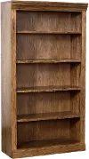 Jackson Rustic Oak 60 Inch Bookcase