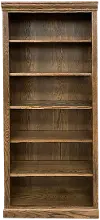 Jackson Rustic Oak 72 Inch Bookcase