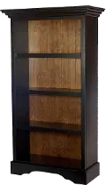 Eton 63 Inch Black Oak Bookcase