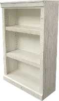 Delta 48 Inch Rustic White Bookcase