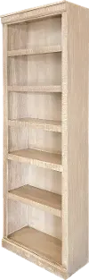 Delta 84 Inch Rustic White Glaze Bookcase