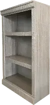 Delta 48 Inch Rustic Black Bookcase