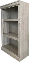 Delta 48 Inch Rustic Black Bookcase