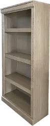 Delta 60 Inch Rustic Black Bookcase