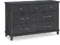 Flatiron Black Dresser