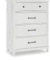 Flatiron White Chest of Drawers