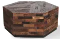 Upton Rustic Brown Coffee Table