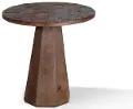 Upton Rustic Brown End Table
