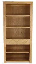 Geneva Ash Embossed Bookcase
