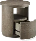 Bosley Porpoise Brown End Table