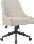 Boyle Tan Upholstered Office Swivel Chair